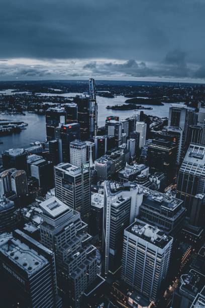 istock Vertical view of a cityscape 1433354486