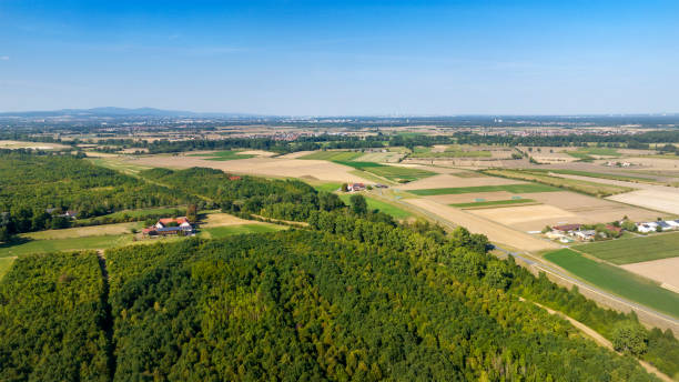 istock Aerial view over Hessian Ried 1433357271