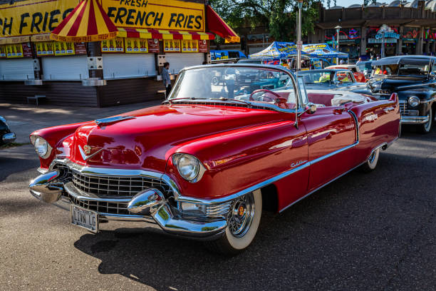 Pieve Cesato, Faenza, RA, Italy - May 2, 2015: vintage American car Cadillac Series 6200 in classic car rally Raduno auto e moto d'epoca