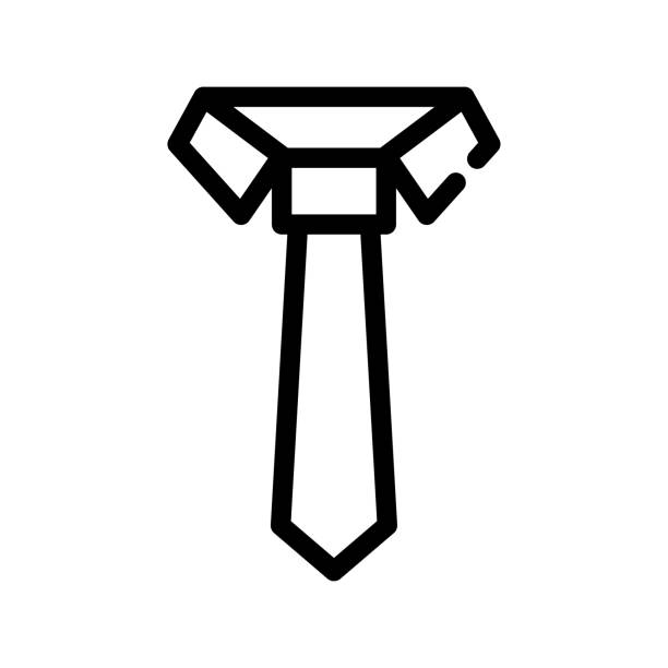 Tie icon design template Illustration vector of Tie icon design template tie knots stock illustrations
