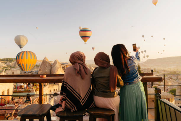 istock female friendship taking selfie photo using smartphone 1433376126