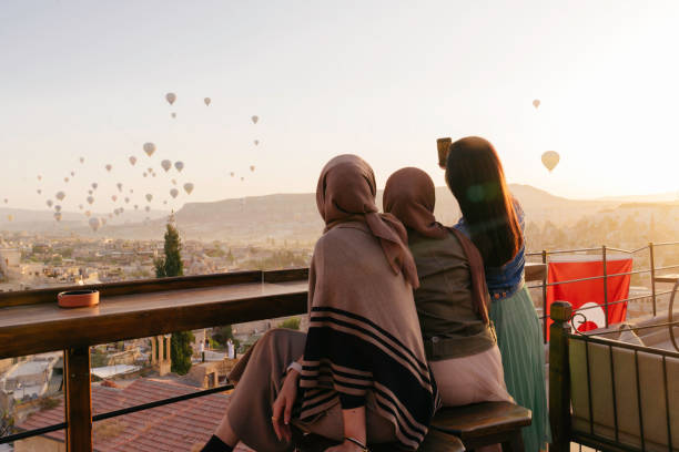 istock female friendship taking selfie photo using smartphone 1433376139