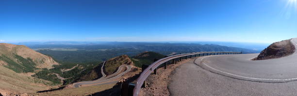 istock Pikes Peak Panorama with Winding Roads 1433376692