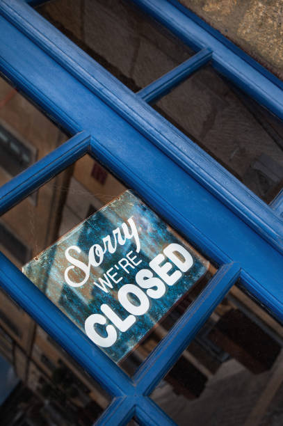 istock Sorry today we are closed 1433393554