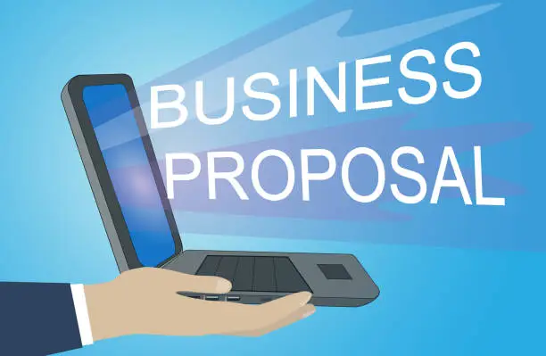 Vector illustration of Business Proposal