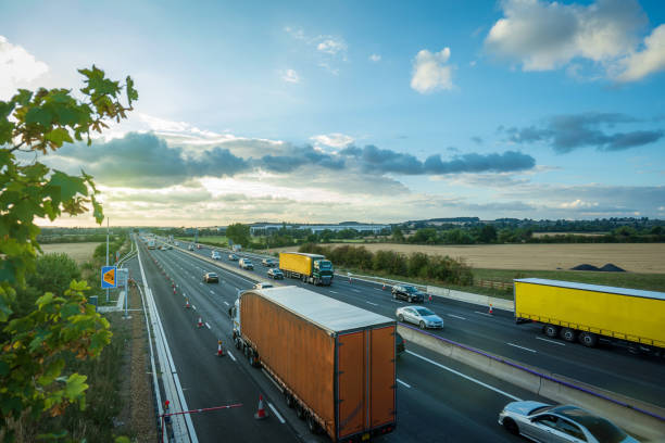 istock heavy traffic in blurry motion on UK motorway in England 1433398202
