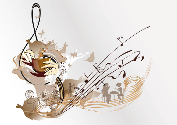 2,300+ Live Music Cafe Stock Illustrations, Royalty-Free Vector