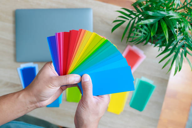 istock POV Looking at Paint Colors in Home Office Close Up 1433398540