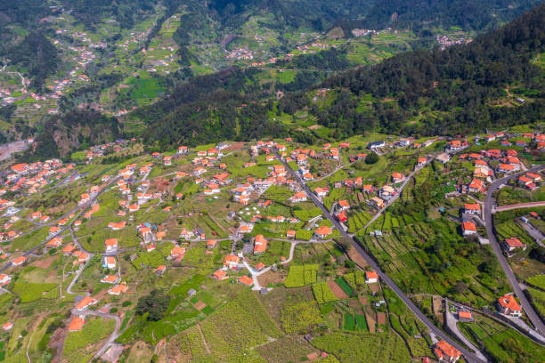 istock Aerial view of Madeira's countryside 1433402940