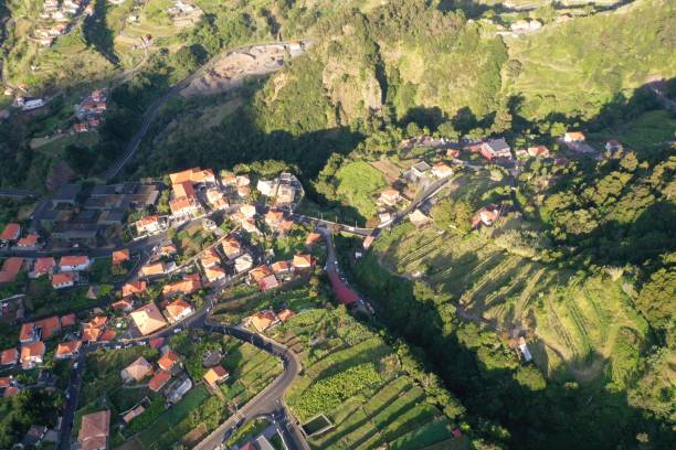 istock Above a village in Madeira 1433403046