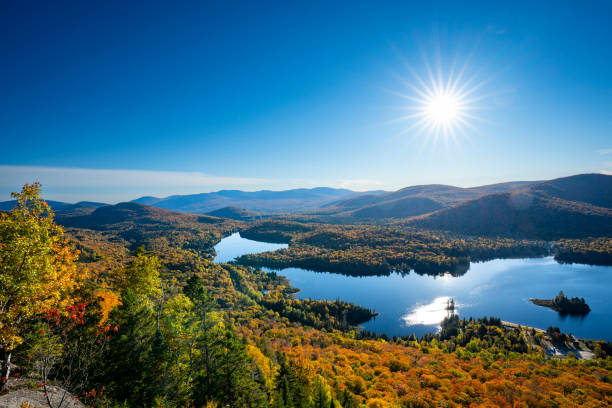istock High angle view of a beautiful autumn landscape 1433404432