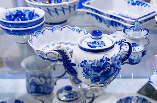 blue and white porcelain background