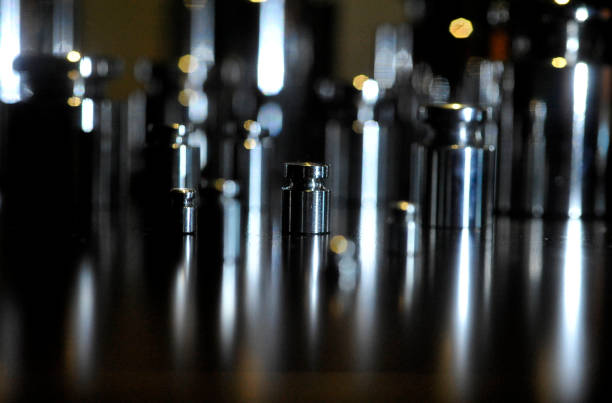 istock High precision steel weight measurements 1433422721