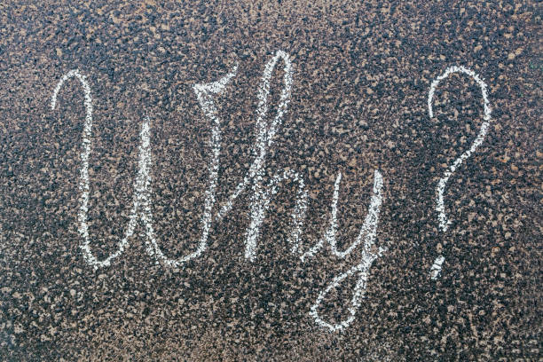istock Word Why handwritten in chalk 1433425293