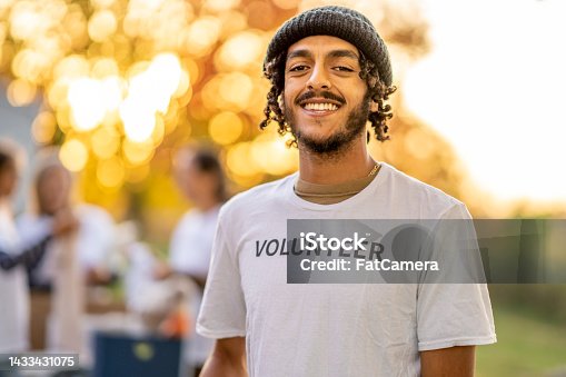 istock Portrait of a Young Male Volunteer 1433431075