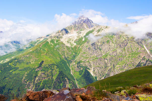 istock The Caucasus Mountains. Mountain peaks in summer. 1433438166