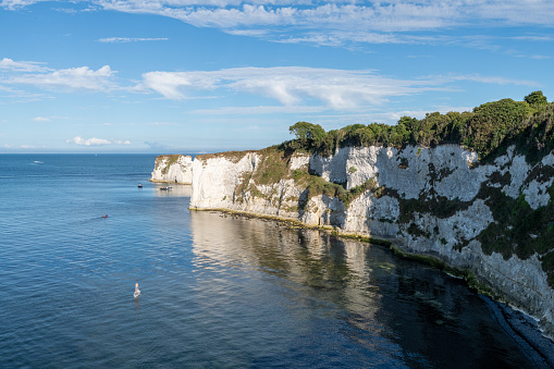 Landscape photo of the Old Harry Rocks in Dorset