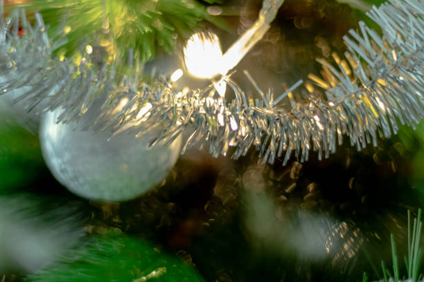 Christmas tree with balls, happy new year tree with balls, Christmas decorations