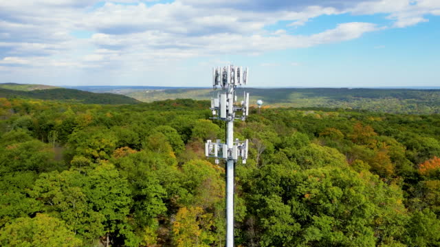 Cellphone Tower in Forest series 4K