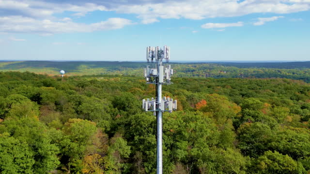 Cellphone Tower in Forest series 4K