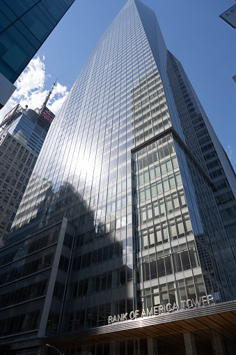 High rise buildings in Manhattan, NYC
