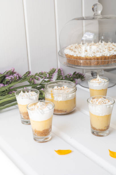 istock coffee dessert with cream, snack table decoration for celebration 1433460606