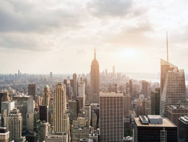 istock New York skyscraper towers at sunset aerial view 1433468741