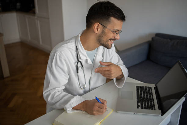 istock Doctor on a video call with a patient 1433468946