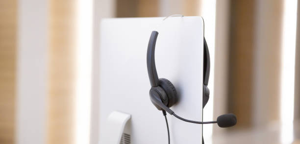 istock Communication support, call center and customer service help desk.for (call center) concept 1433489788