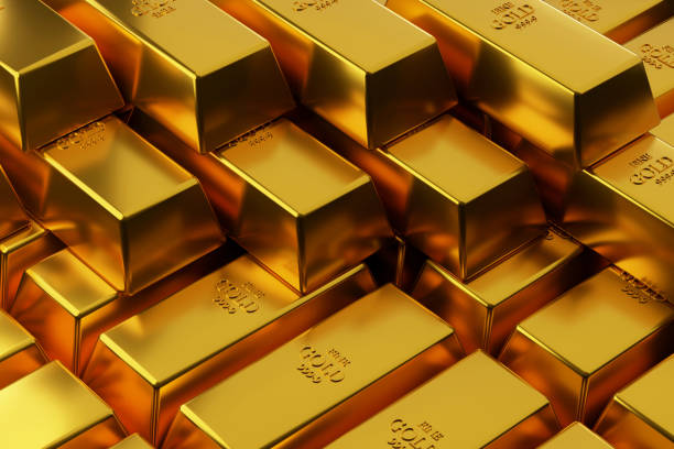istock Gold bars, wealth and investment, 3d rendering 1433495592