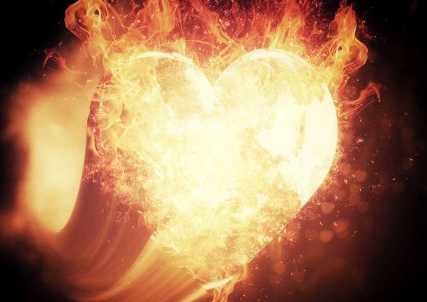 istock 3d illustration of burning heart shaped flame 1433500494