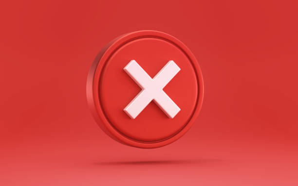 istock Speech bubble with cross check mark icon stock photo 1433500645
