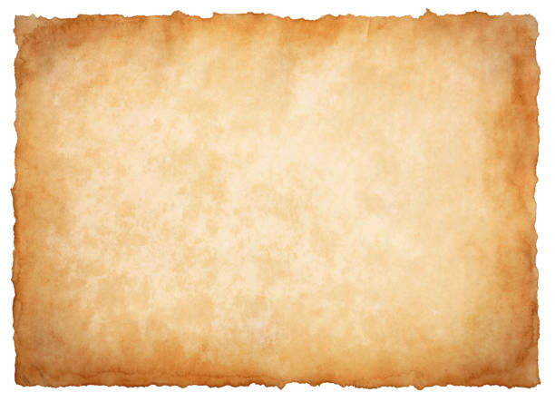istock old parchment paper sheet vintage aged or texture isolated on white background 1433502951