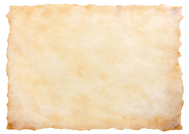 istock old parchment paper sheet vintage aged or texture isolated on white background 1433502988