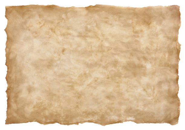 istock old parchment paper sheet vintage aged or texture isolated on white background 1433506198