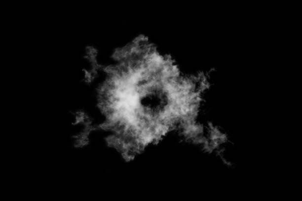 istock Textured cloud,Abstract black,isolated on black background 1433518104