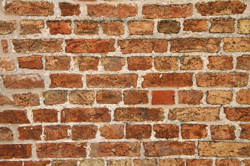 old brick wall as background