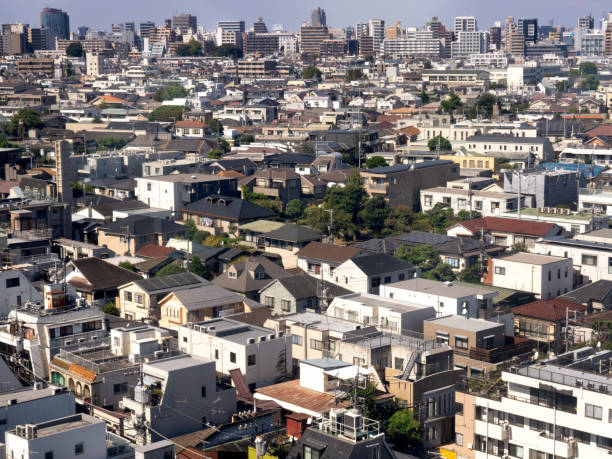 Residential area in Tokyo Residential area in Tokyo setagaya ward stock pictures, royalty-free photos & images