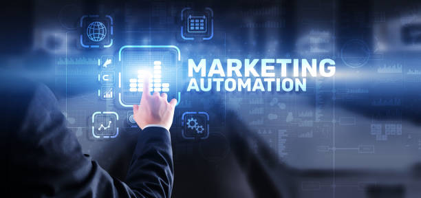 istock Marketing automation concept. Business Technology Internet and network 1433535747