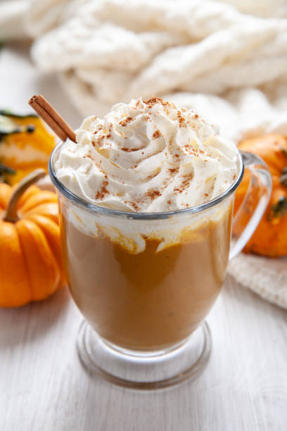 istock Pumpkin latte in a glasses 1433541394