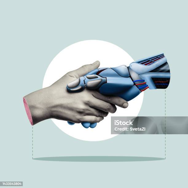 Artificial Intelligence And Robotics Concept Stock Photo - Download Image Now - Artificial Intelligence, Composite Image, Robot