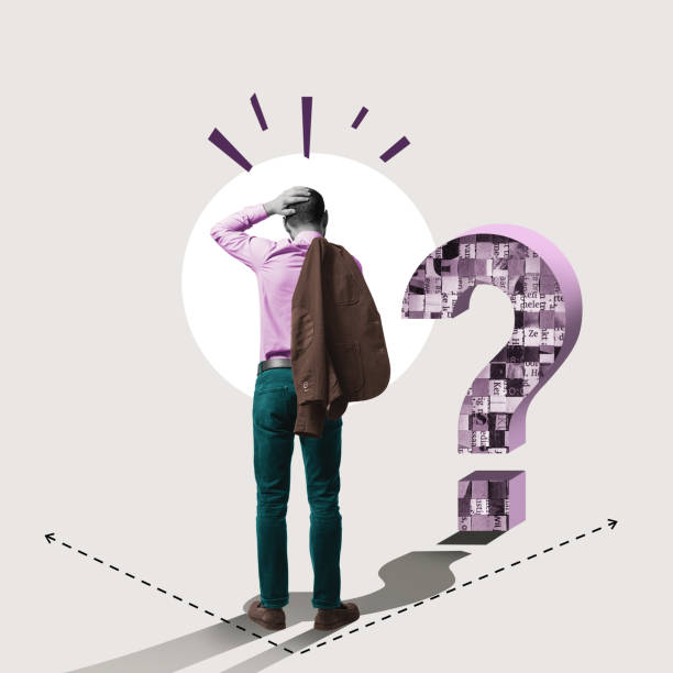 Difficulties of choice, business concept.