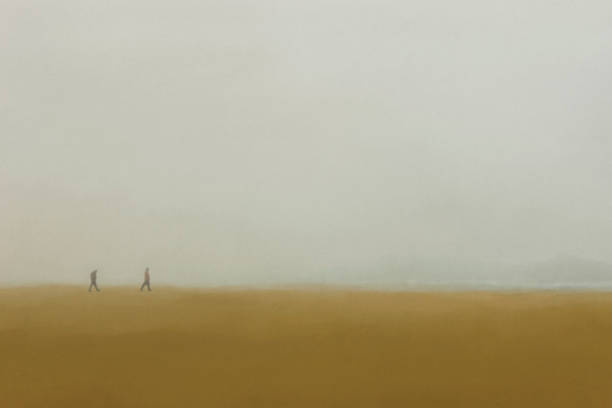 istock illustration of two people walking in a desert landscape 1433544256