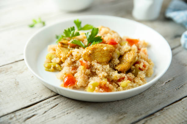 istock Quinoa pilau with chicken 1433545668