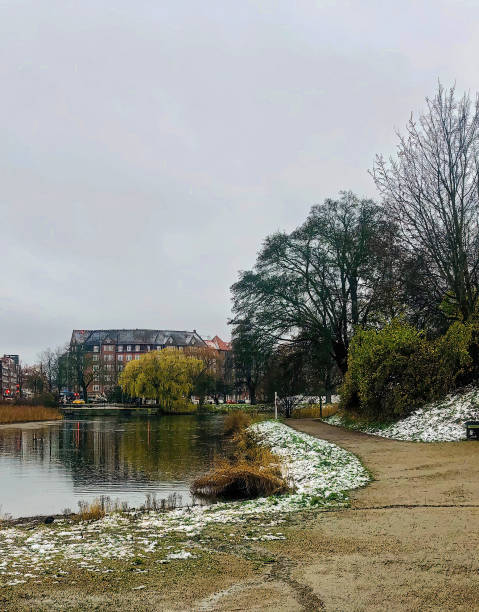 istock Snowy lakeside in Copenhagen 1433548851