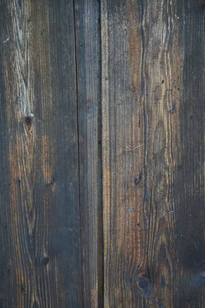 istock Vertical shot of a wooden wall texture 1433553751