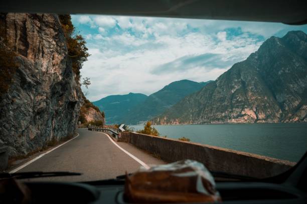 istock Natural landscape seen from a car 1433554073
