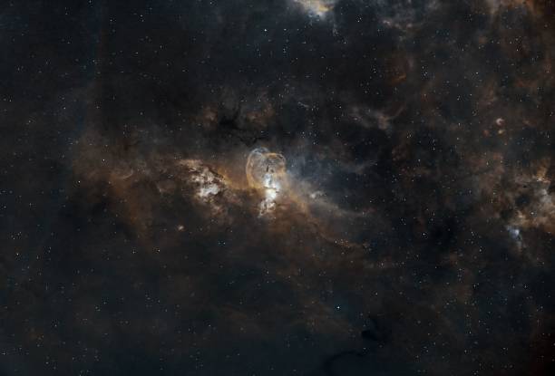 istock Statue of Liberty Nebula in the stary night sky 1433559420