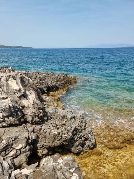 istock Vertical shot of a rocky seashore 1433566874
