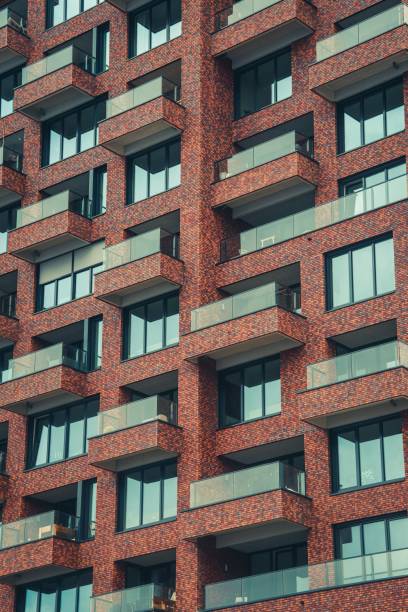 istock Vertical of facade of a modern building 1433567704